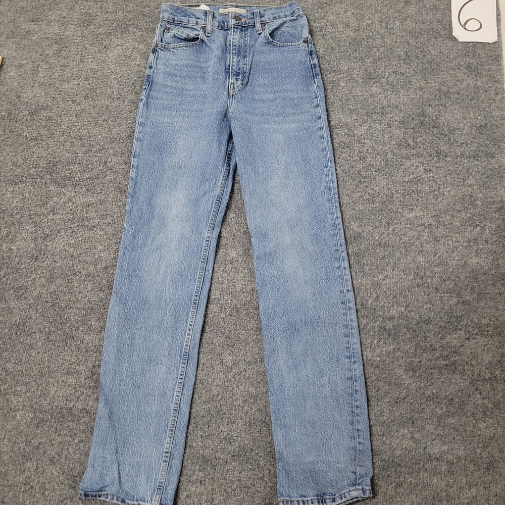 Levi's Jeans Womens Size 26 Light Wash 70s High Slim Straight Denim A0898-0016